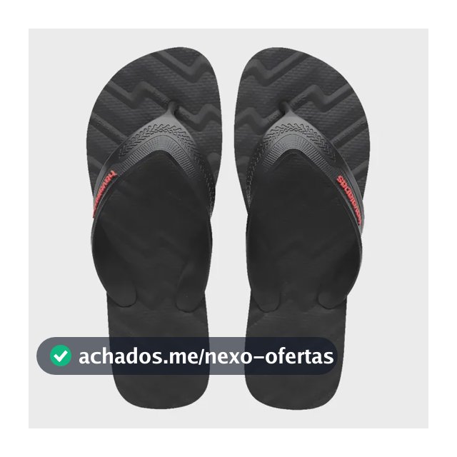 Chinelo Havaianas Masculino Track Waves Lançamento Preto