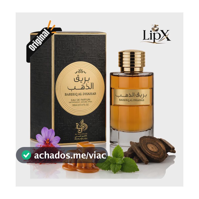 Perfume Árabe Al Wataniah Bareeq Al Dhahab 100ml Eau De Parf