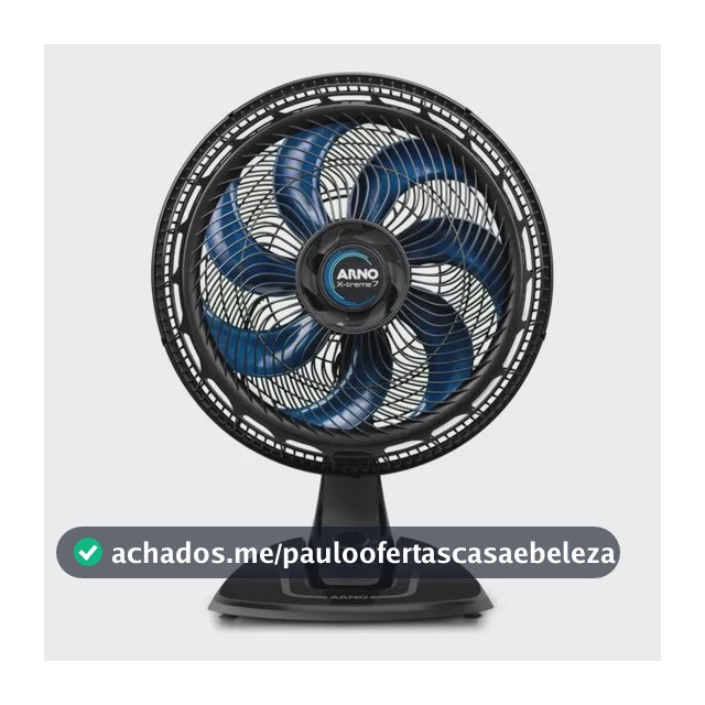 Ventilador de Mesa 40cm Arno X-TREME 7 - 7 PÁS, 150W VE70
