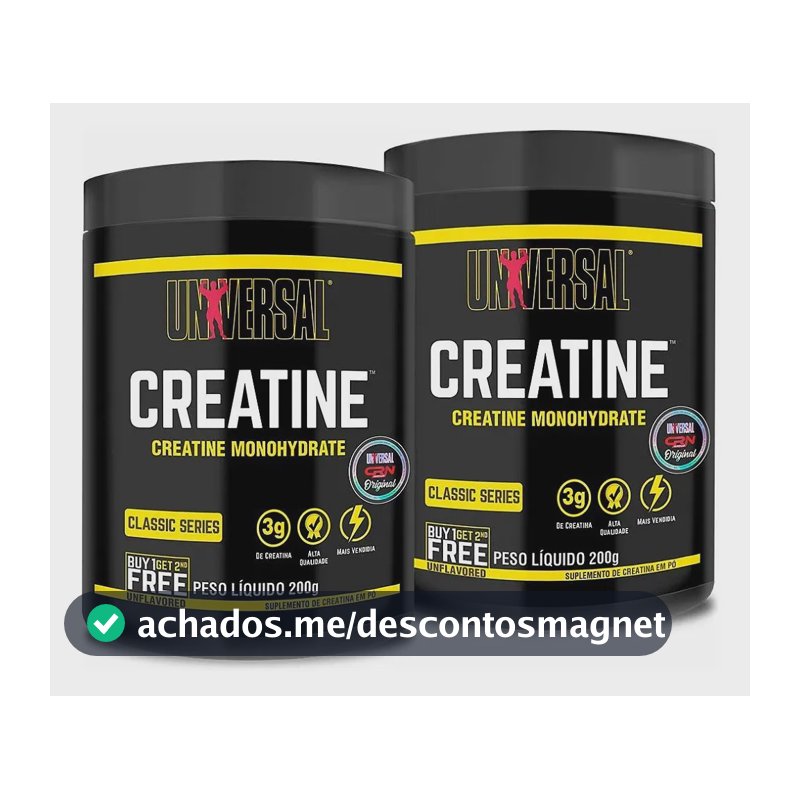 Suplemento Em Pó Universal Combo Creatina 400g (200g+200g) Universal Nutrition