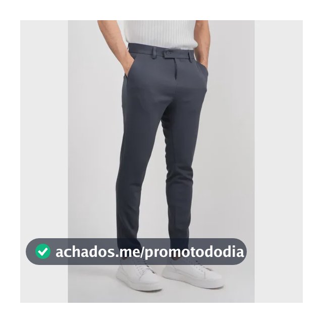 Calça Alfaiataria Masculina Malha Elastano Stretch Conforto