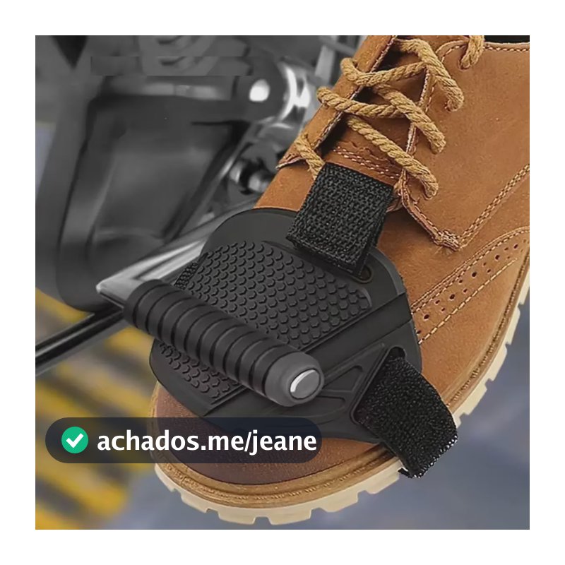 Protetor De Tênis Sapato Moto Pedal Marchas Câmbio Proteção