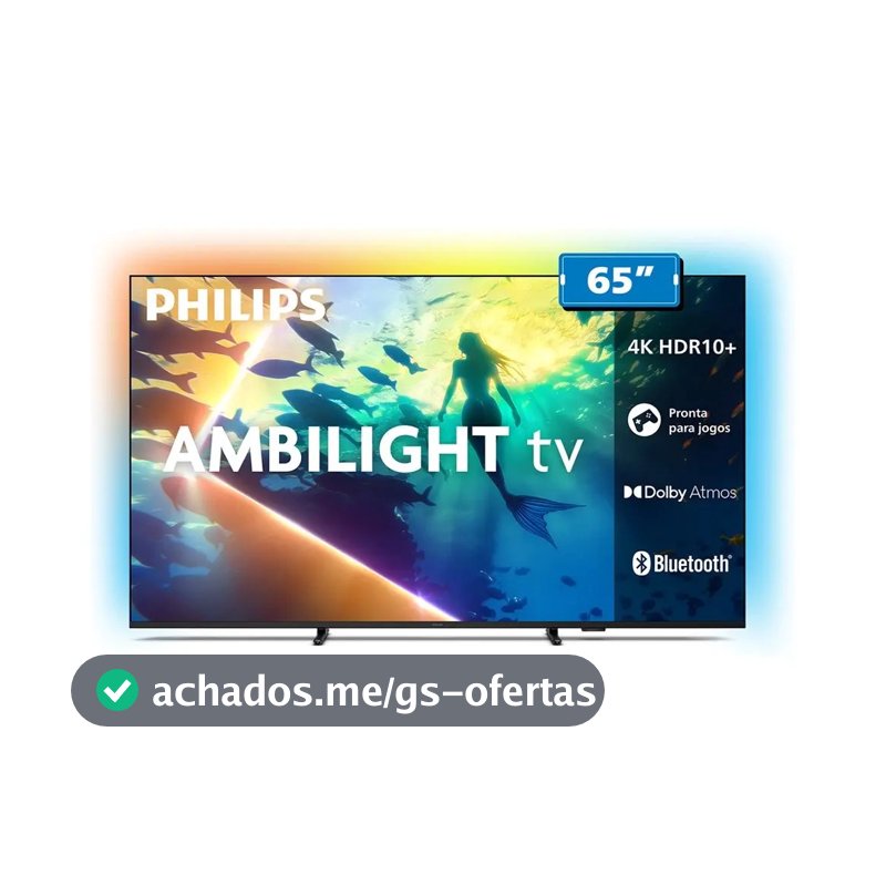 Smart Tv Lcd Led 65 Philips 65pug8100/78 4k Uhd Wi-fi + Blu