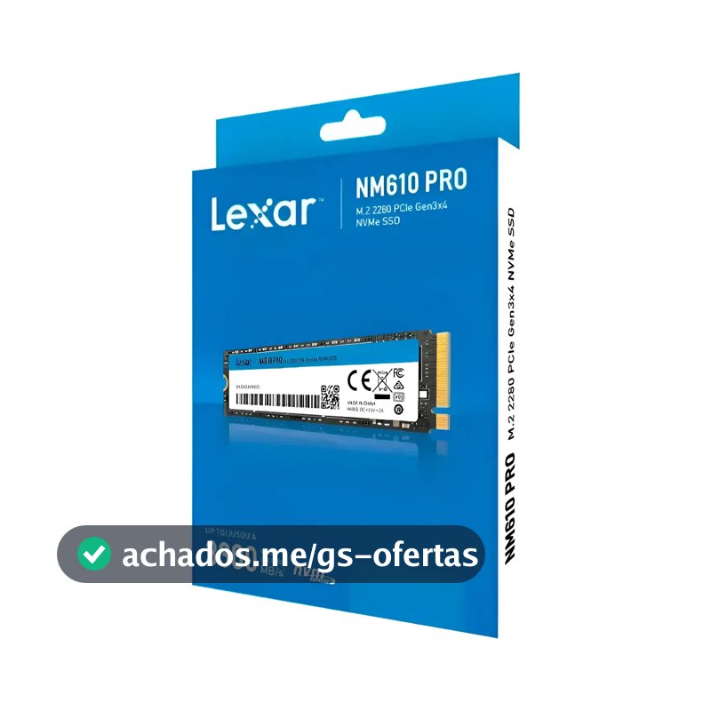 SSD Lexar NM610 Pro de 1 TB M.2 2280 NVMe para PC