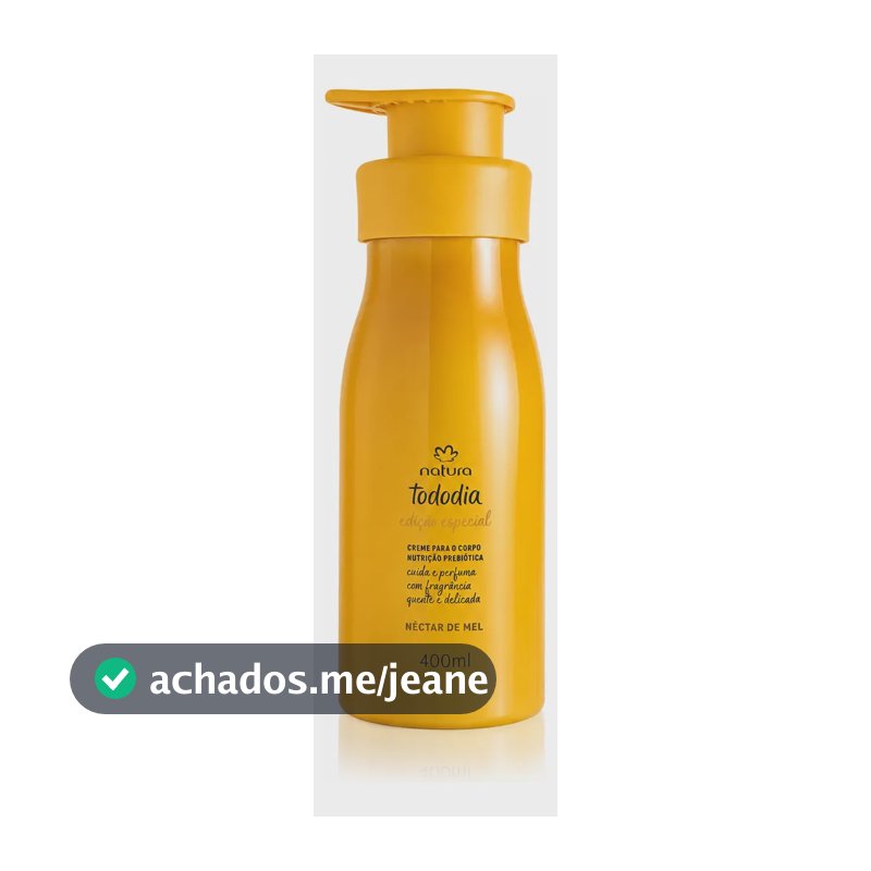 Creme Para O Corpo Natura Tododia Néctar De Mel 400ml Néctar De Mel