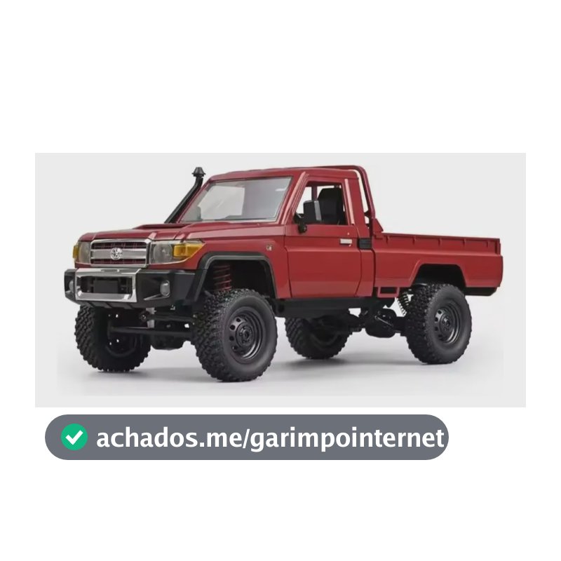 Mn 82 Lc 79   Toyota Crawler Controle Remoto Vermelho