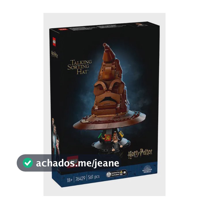 Lego Harry Potter Chapéu Seletor Falante 76429 561pçs Quantidade de peças 561