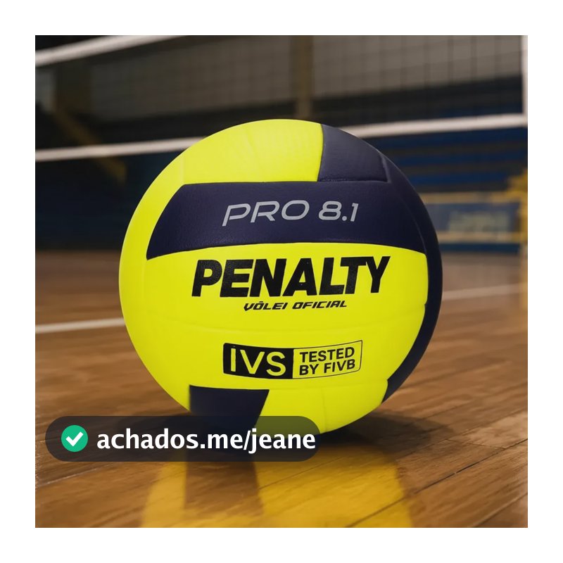 Bola Vôlei Penalty 8.1 Pro Oficial Amarelo