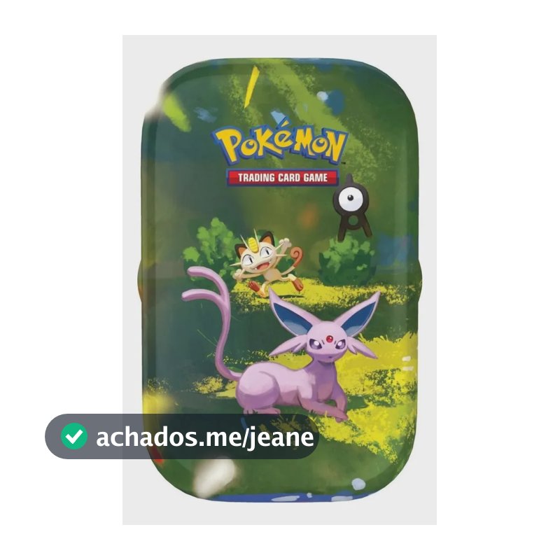 Pokémon Tcg Mini Lata Tin 30 Anos Espeon Dia Inglês