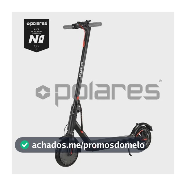 POLARES Z20 Patinete Elétrico Premium 500w Pneu Aderente Velocidade Máxima 32km/h Motorizado Até 30km De Autonomia Polares