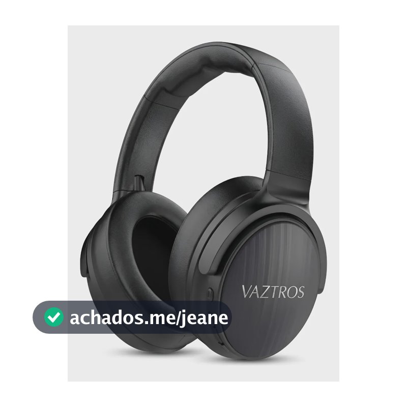 Fone De Ouvido Bluetooth Sem Fio Cancelamento Ruido Premium Preto