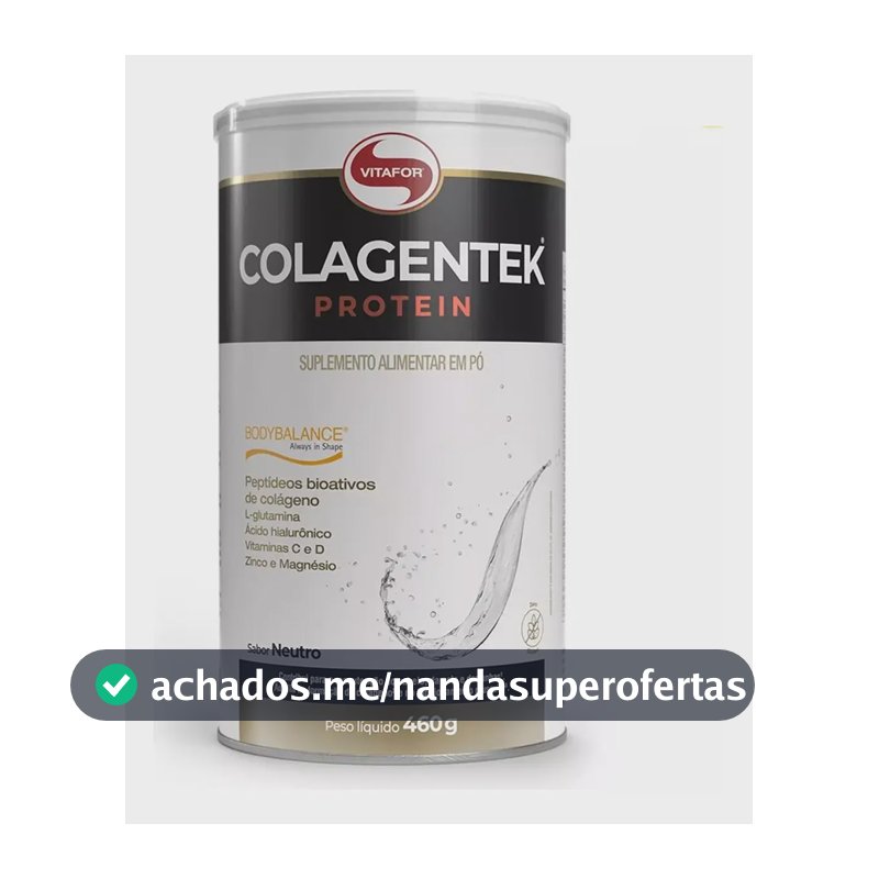 Suplemento Alimentar Colagentek Protein Neutro 460g Vitafor