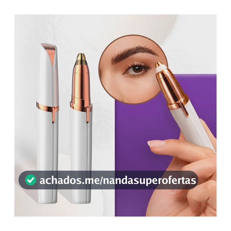 Caneta Depiladora Elétrica Feminina Sobrancelha Facial Recarregável Usb Portátil Aparador De Pelos Rosto Buço Precisão Led Removedor De Pelos Sem Dor Compacta Para Pele Sensível Preta Black Raipe
