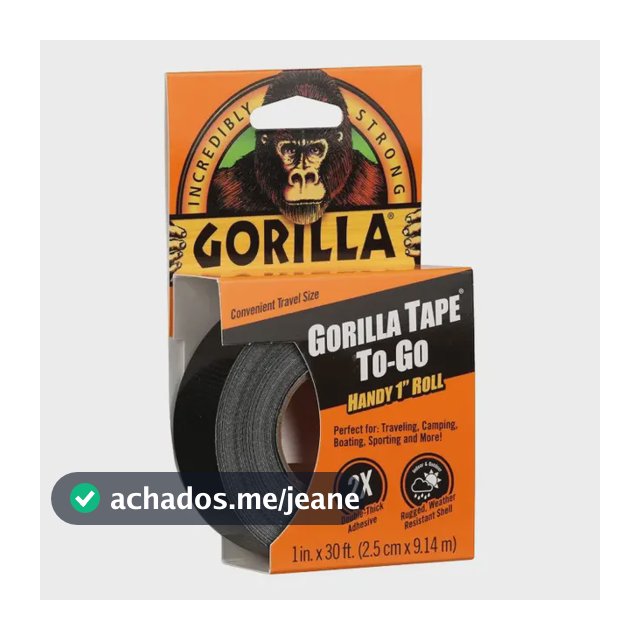 Fita Aro Tubeless Gorilla Tape To Go 2.5cm X 9.14m Original