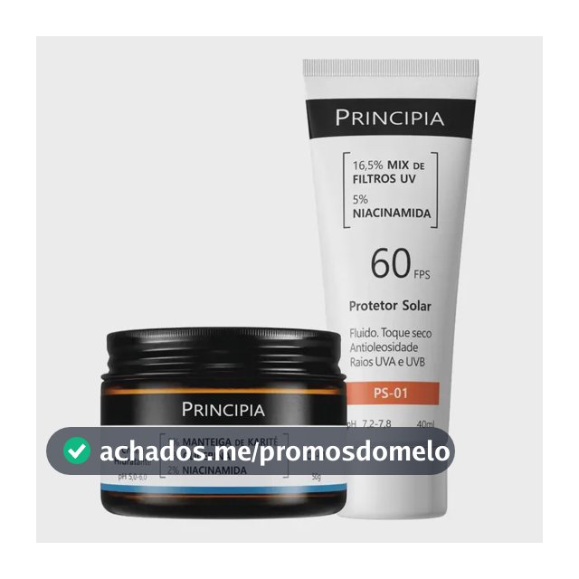 Principia Kit Hidratação E Proteção Facial Ch-o1 + Ps-01 Todo Tipo De Pele Dia/noite