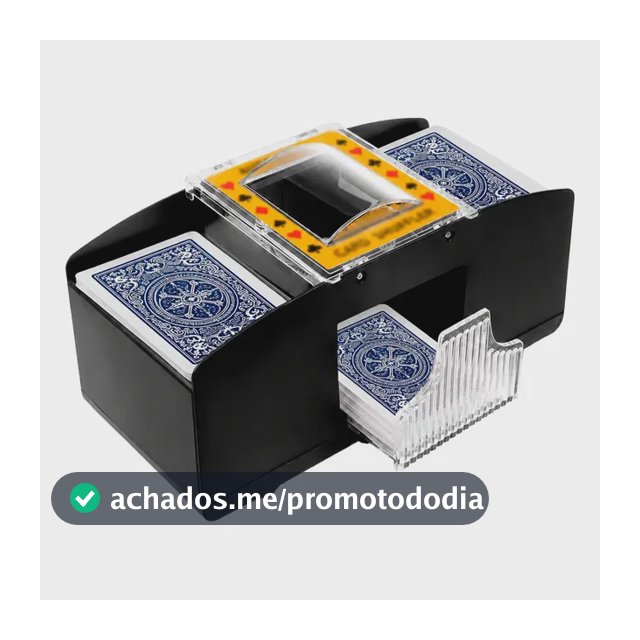 Embaralhador Automático Cartas Baralho Jogos De Mesa