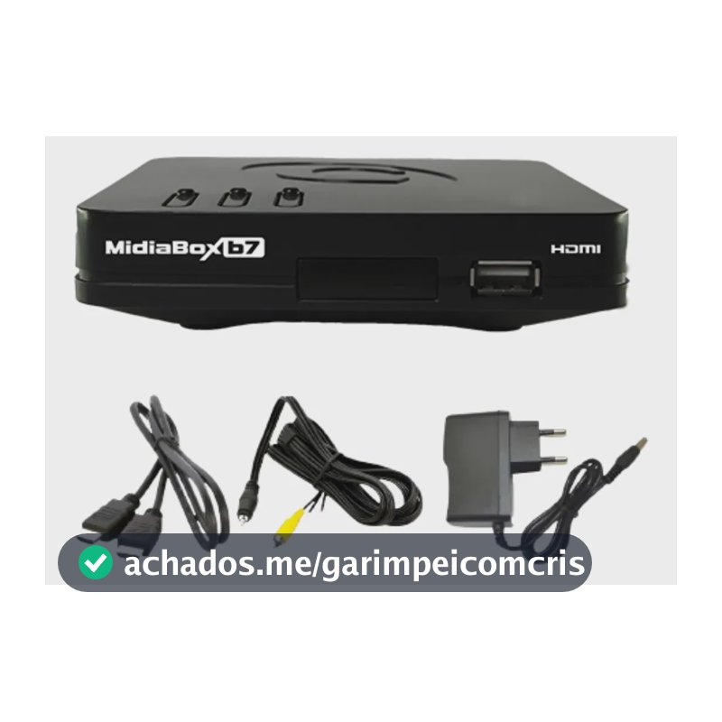 Receptor Midiabox B7 Century MidiaBox B7 Hdtv Sat Regional