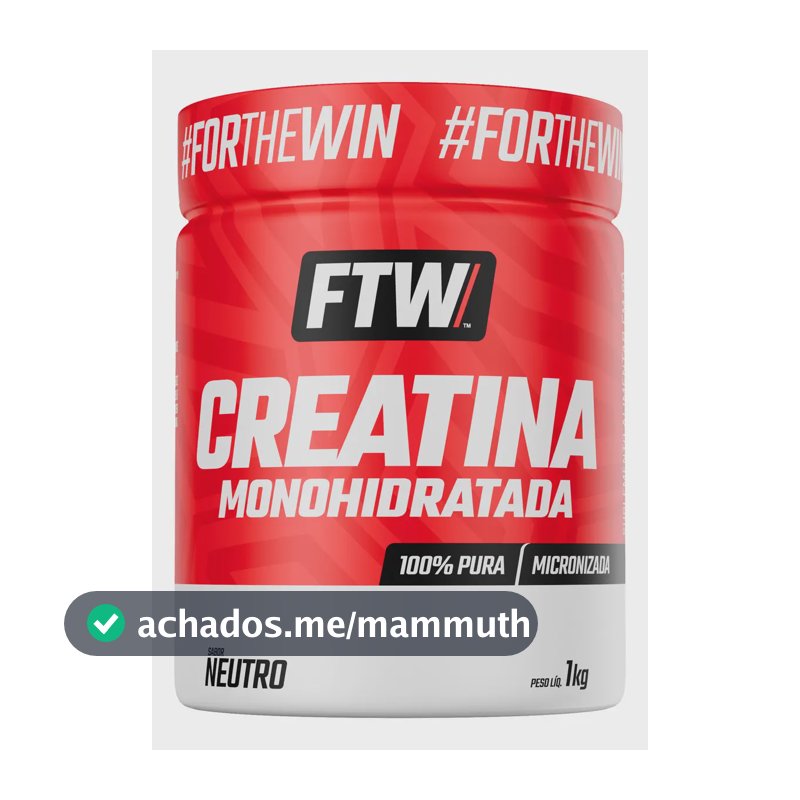 Creatina FTW em pó Sem sabor x 1kg