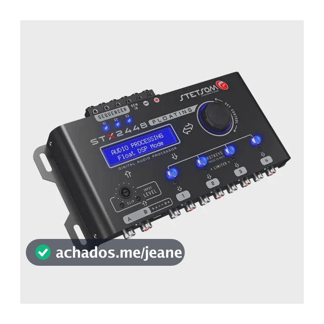 Processador Stetsom STX 2448 Floating Digital Automotivo c/ 2 Entradas e 4 Saídas RCA