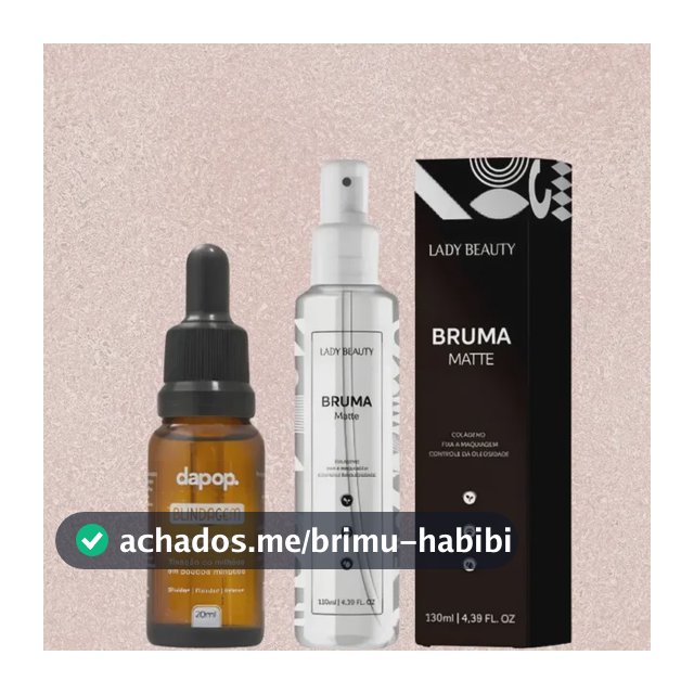 Kit Blindagem Poderosa Dapop + Bruma Fixadora Matte Lady By