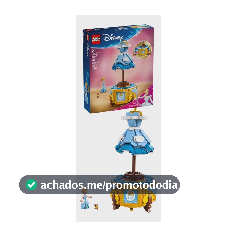 Traje LEGO® Disney Princess Cinderella 43266 Número de peças: 474