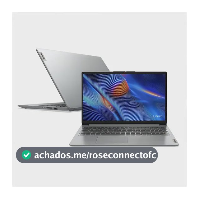 Notebook Lenovo Ideapad 1 AMD Ryzen 3 7320U 4gb 256gb SSD Linux 15.6 HD 82x5s00600