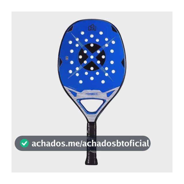 Raquete De Beach Tennis Heroes Ceu 2024 Cor Azul