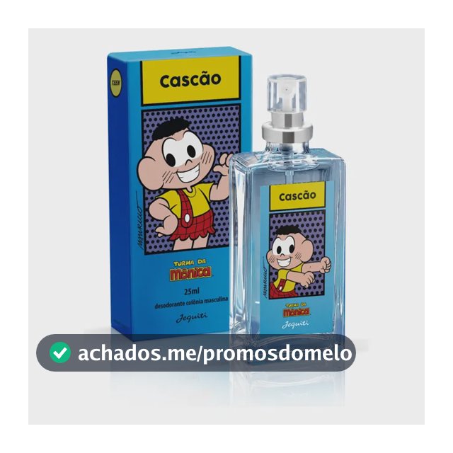 Perfume Cascão Jequiti 25ml  Marcante Com Tecnologia