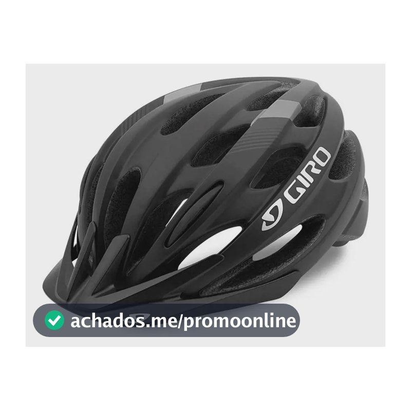 Capacete Bike Ciclismo Giro Revel Preto Carvão (54-61cm) Mtb Cor Preto/Carvão Tamanho Único