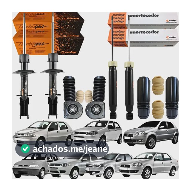 Kit Amortecedor Dianteiro Traseiro Cofap C/ Kits Palio Siena