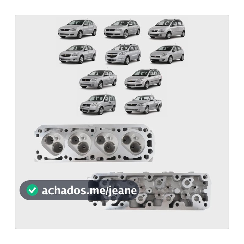 Cabeçote Motor 1.8 8v Flex Roletado Corsa Meriva Montana