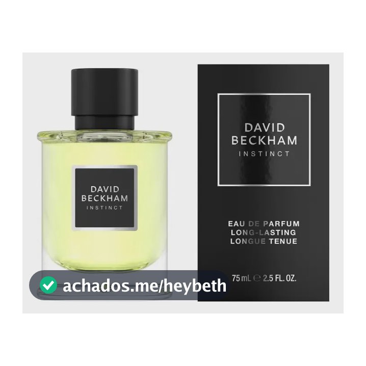 Perfume David Beckham Instinct Eau De Parfum Masculino 75ml