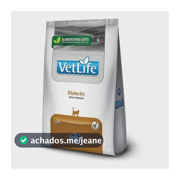 Ração Para Gatos Farmina Vet Life Diabetic Adulto 2kg