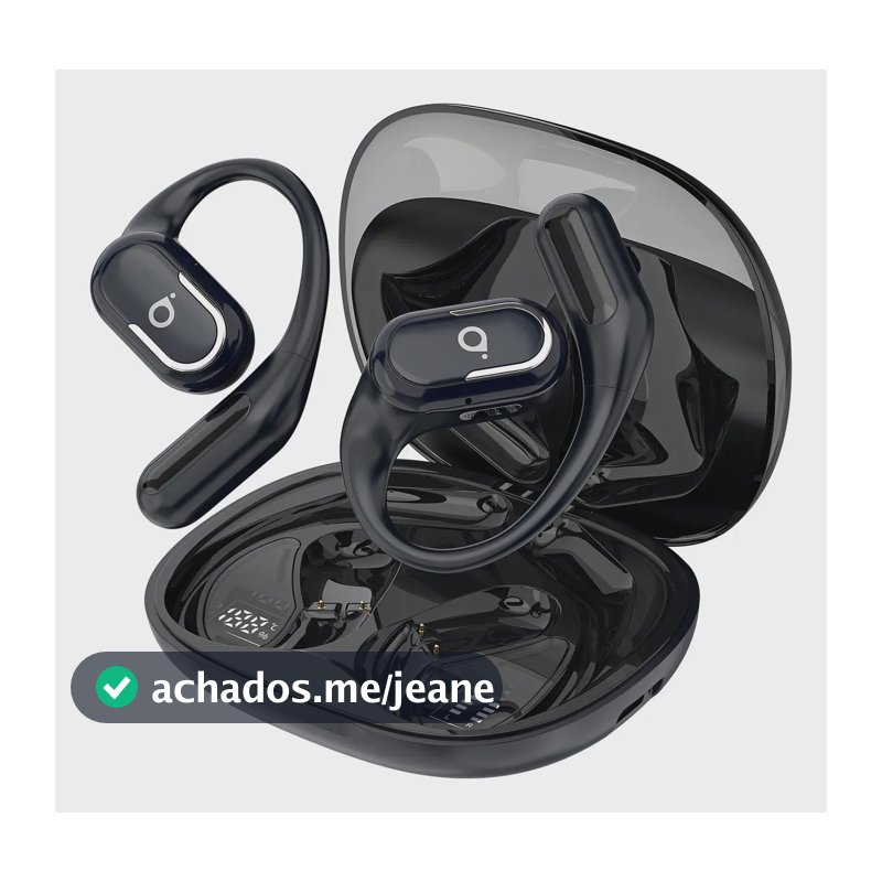 Fone de Ouvido Esportivo Basike TWS Com Bluetooth 6.0 e Bateria de 60h