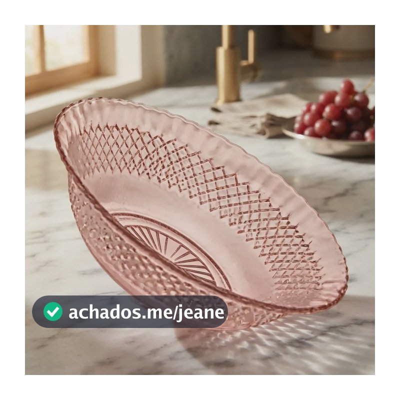 Tigela Grande Wheaton Barroco Bico De Jaca 1,48l - Rosé Rose