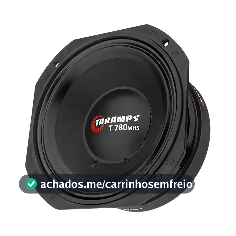 Woofer Taramps T 780 MHS Médio Grave de 8" 390W RMS 8 Ohms