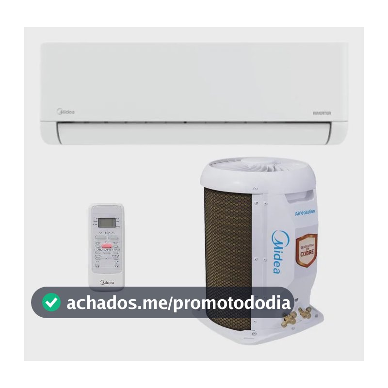 Ar Condicionado Inverter 9k Midea Air Volution Lite F 220v Branco 220v