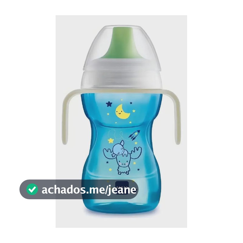 Copo de transição infantil Fun To Drink 270ml Azul - MAM