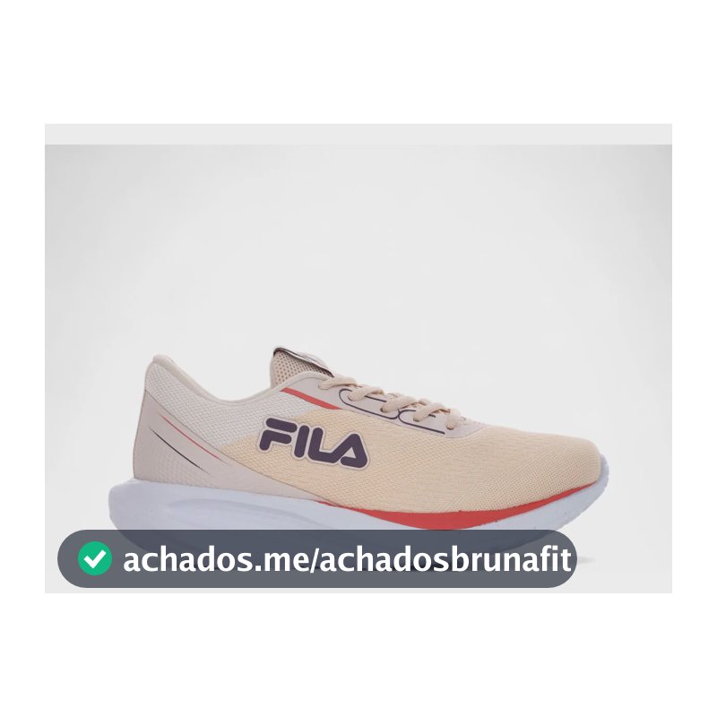 Tênis Fila Rise Up Corrida Running Caminhada Amortecimento Rosa 35 Br