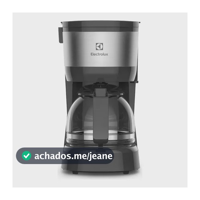 Cafeteira Elétrica Electrolux Jarra Vidro, Acabamento Inox Filtro Permanente Removível Sistema Corta Pingos Capacidade 15 Xicaras 600ml Ecm10 Preto 220v