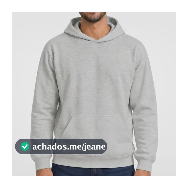 Moletom Blusa De Frio Unissex Com Capuz Bolso Canguru Urbana