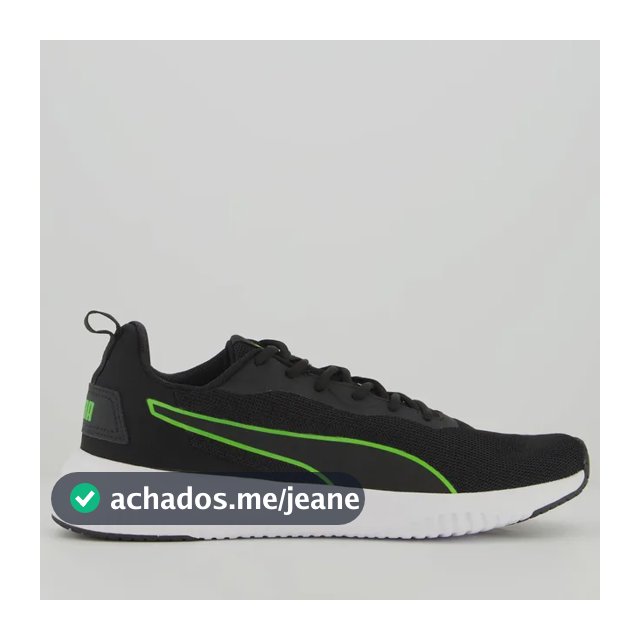 Tênis Puma Flyer Flex Bdp Preto E Verde