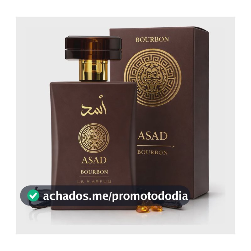 Perfume Árabe Asad Bourbon Original Masculino 100ml Isabelle