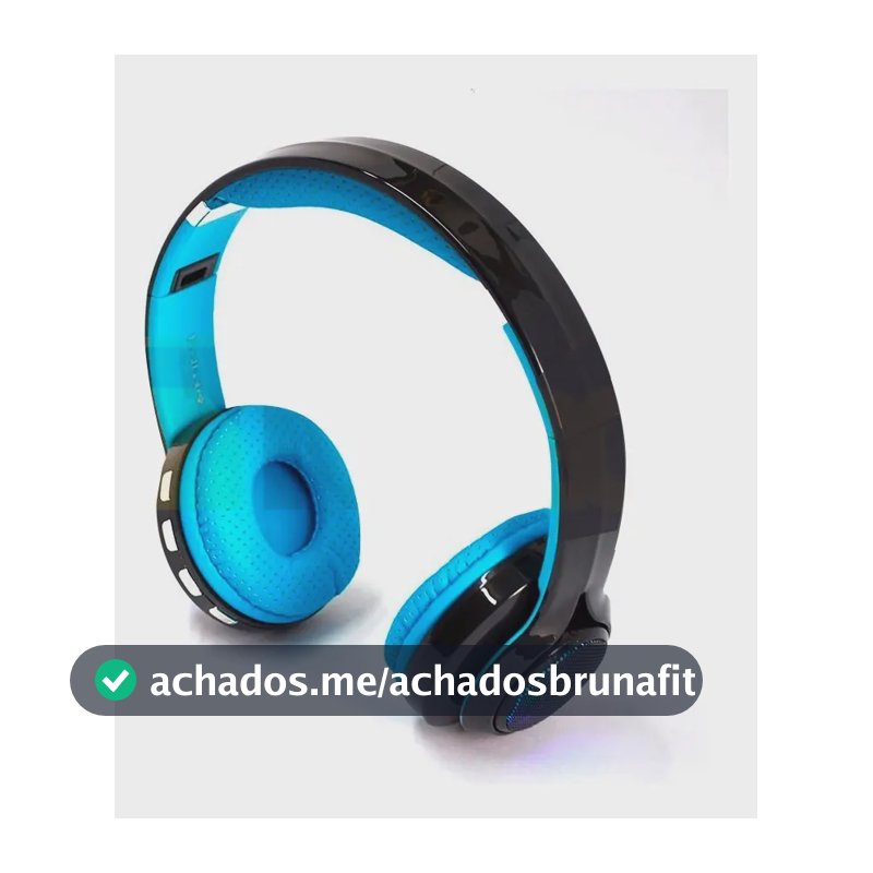 Fone Ouvido Bluetooth 4.2 Exbom Hf420bt Azul
