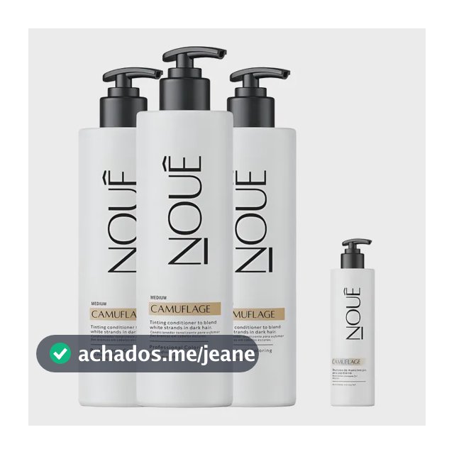 Kit 3x Tonalizantes Nouê Camuflage Medium 140 Ml | + Shampoo 4 Castanho