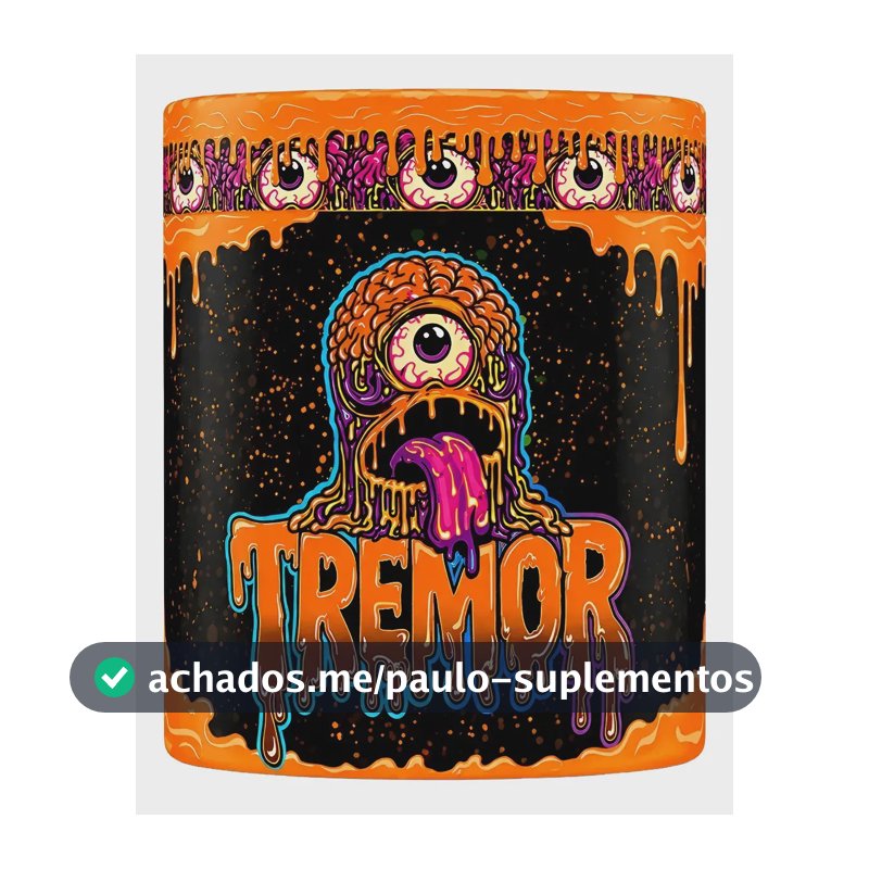 Pré Treino Adaptogen Tremor 240g Foco Intenso (40 Doses) Tangerina
