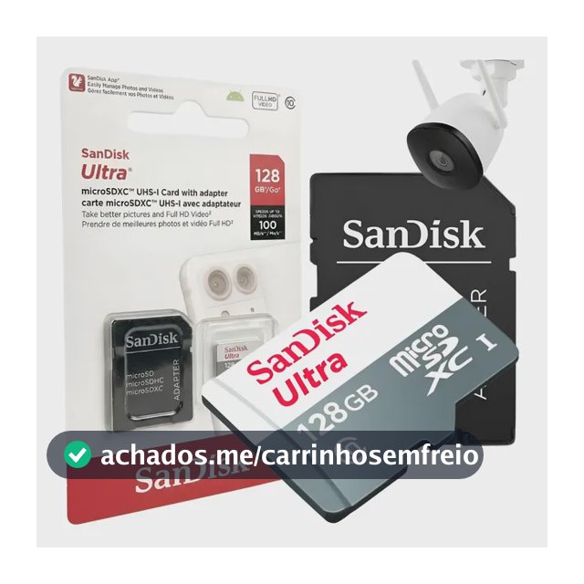 Cartão Memória Microsd Tf 128gb Original De Câmera Segurança Cartao 128gb Para Câmera Segurança 2mp