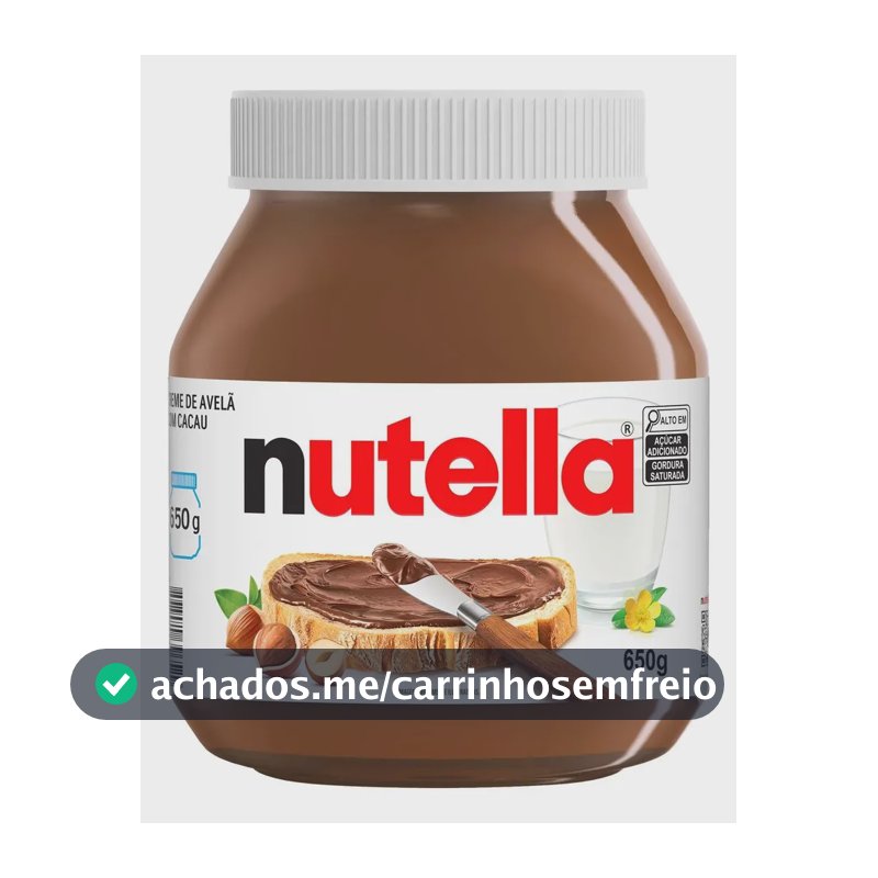 Creme De Avelã Nutella 650 g