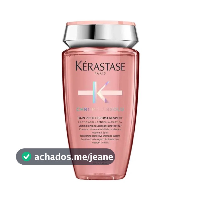 Shampoo Kérastase Chroma Absolu Bain riche chroma respect en garrafa de 250mL