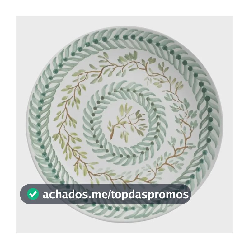 Prato Parede Decorativo Porcelana Com Suporte Ø20,5 Mandala Verde Prato Parede Decorativo Cerâmica Porcelana Suporte Gancho Mola Limãso Siciliano Aves Pássaro Mandala Arabesco Frutas
